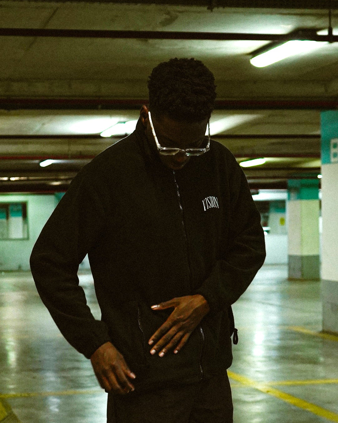 BLACK FLEECE JACKET