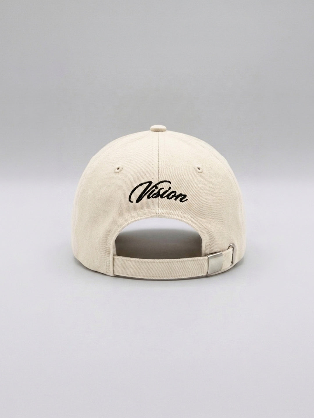 BEIGE HORSE LOGO BASEBALL HAT