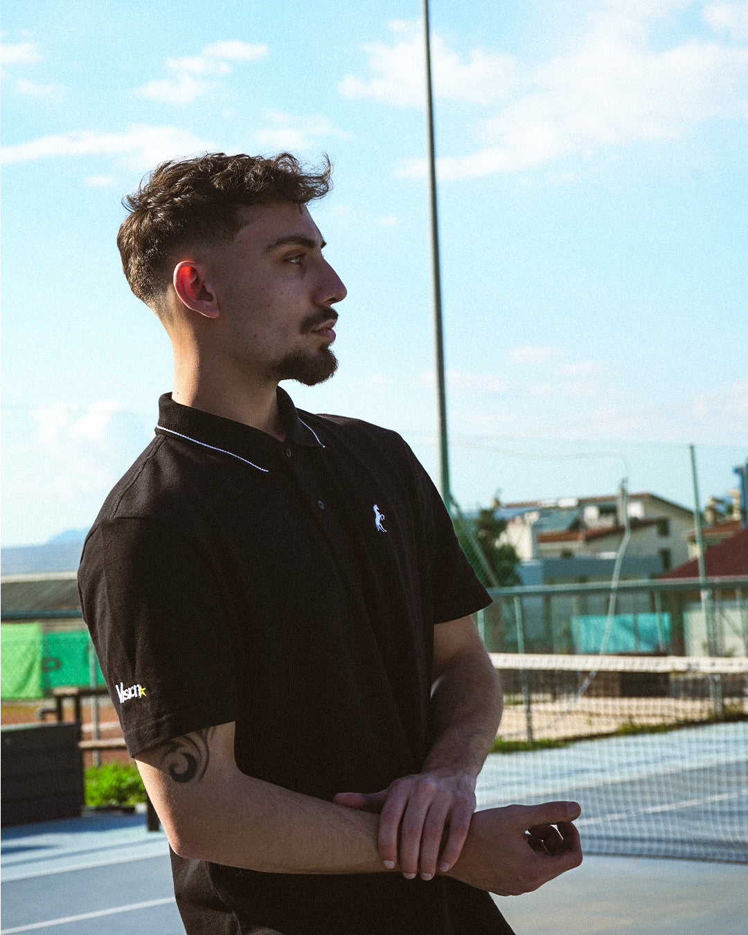 VISION BLACK POLO